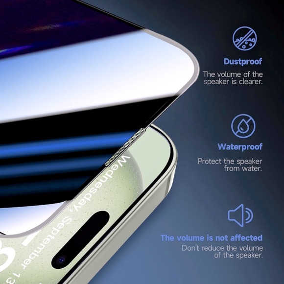 iPhone 15 plus - Tempered glass screen protectors - Picture 2 of 6